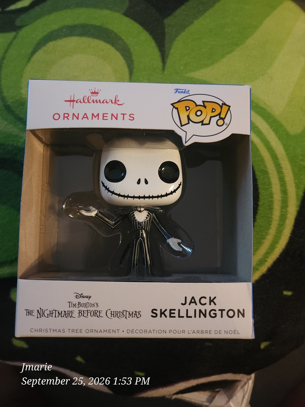 Funko Jack Skellington Pop! Christmas Tree Ornament NWT